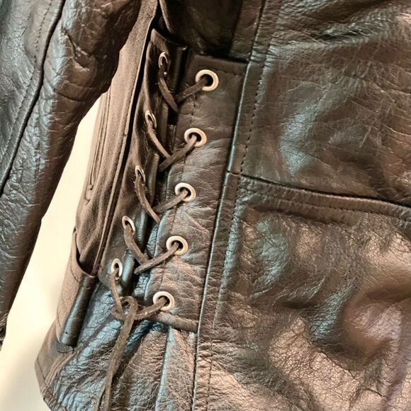 Milwaukee Leather LKL2700 Womens Classic Black Premium Leather Motorcycle Jacket - Picture 10 of 15